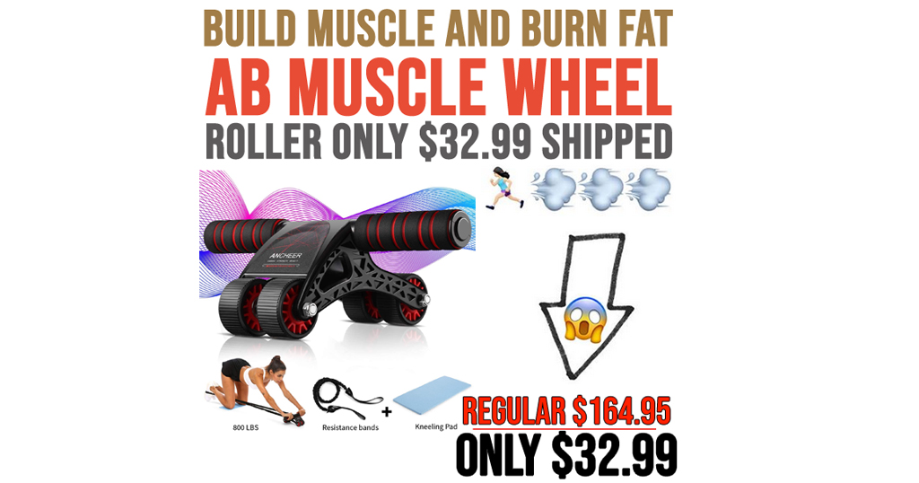 AB Muscle Wheel Roller Only $32.99 on Amazon (Regularly $164.95)