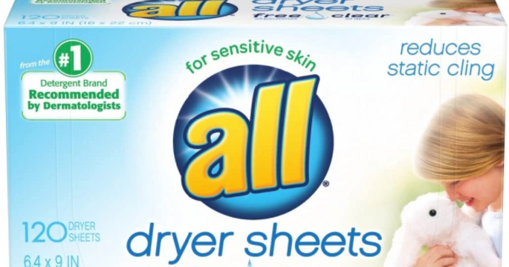 All Free & Clear Dryer Sheets 120-Count Only $3.77 Shipped on Amazon (Regularly $10.10)