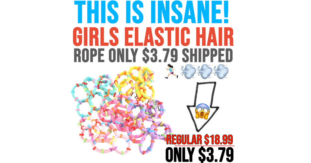 Girls Elastic Hair Rope Only $3.79 Shipped on Amazon (Regularly $26.63)