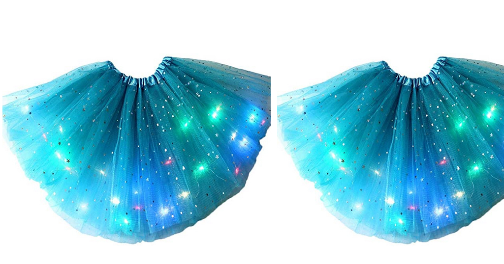 Girls Light-Emitting LED Festival Party Skirt Only $7.89 Shipped on Amazon (Regularly $39.45)