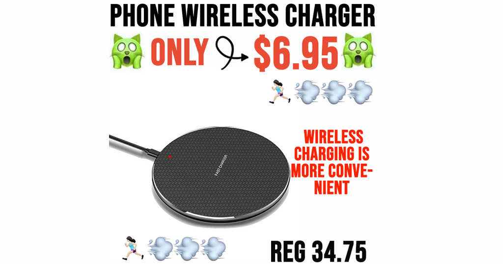 Phone Wireless Charger Only $6.95 Shipped on Amazon (Regularly $34.75)