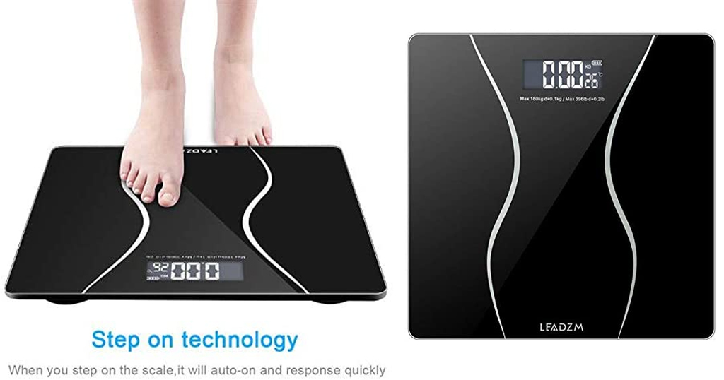 Slim Waist Pattern Personal Scale (Black) Only $19.99 Shipped on Amazon (Regularly $99.95)