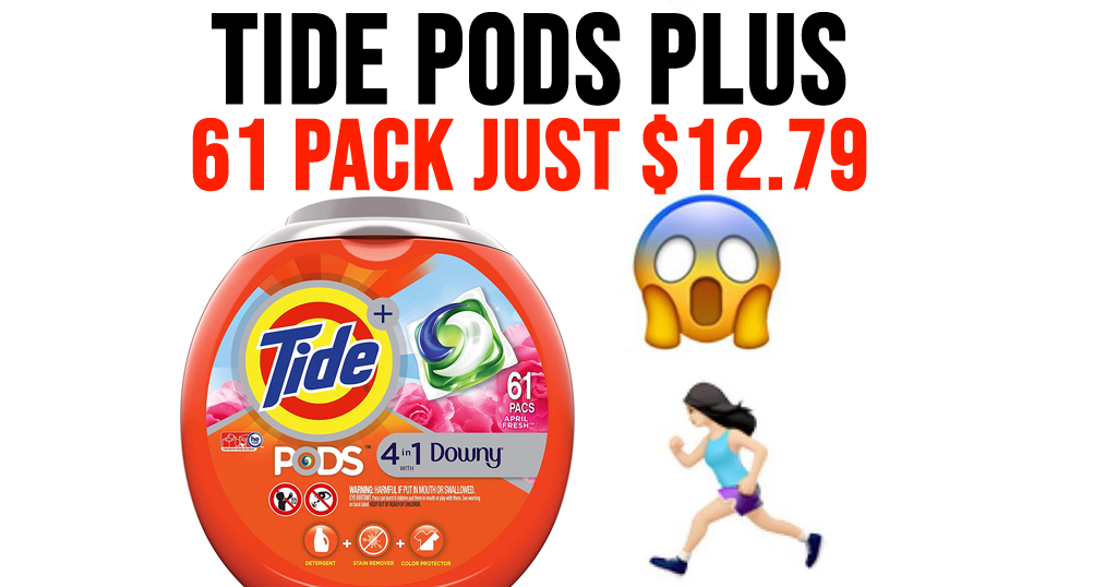 Tide Pods Plus 61 Pack Only $12.79 Shipped on Amazon