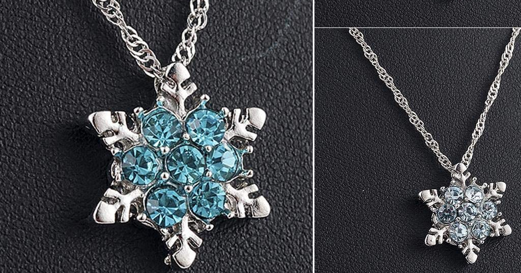 Women Snowflake Pendant Necklace Only $2.78 Shipped on Amazon (Regularly $13.88)