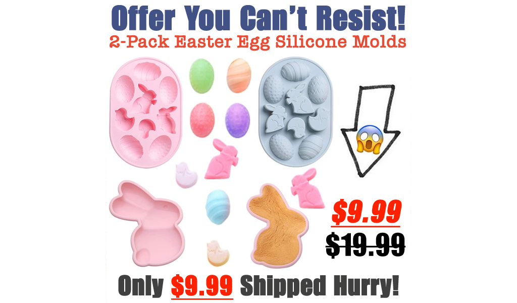 2-Pack Easter Egg Silicone Molds Only $9.99 Shipped on Amazon (Regularly $19.99)