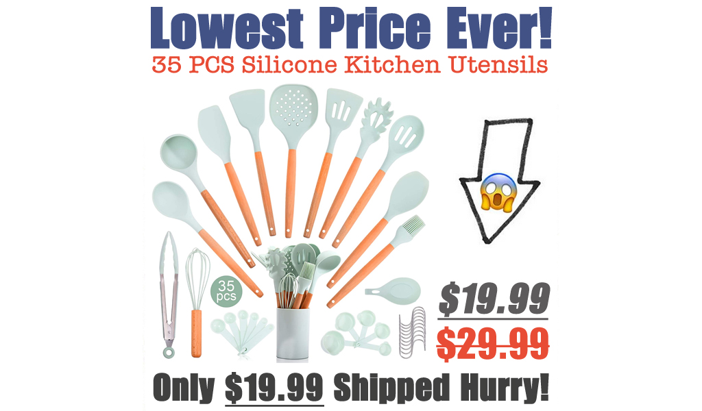 35 PCS Silicone Kitchen Utensils Just $19.99 Shipped on Amazon (Regularly $29.99)