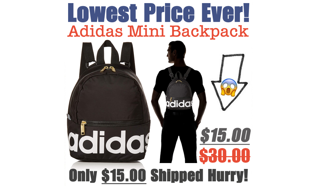 Adidas Linear Mini Backpack Only $15.00 Shipped on Amazon (Regularly $30.00)