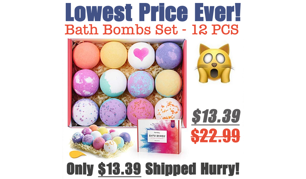 Bath Bombs Set - 12 PCS Just $13.39 Shipped on Amazon (Regularly $22.99)