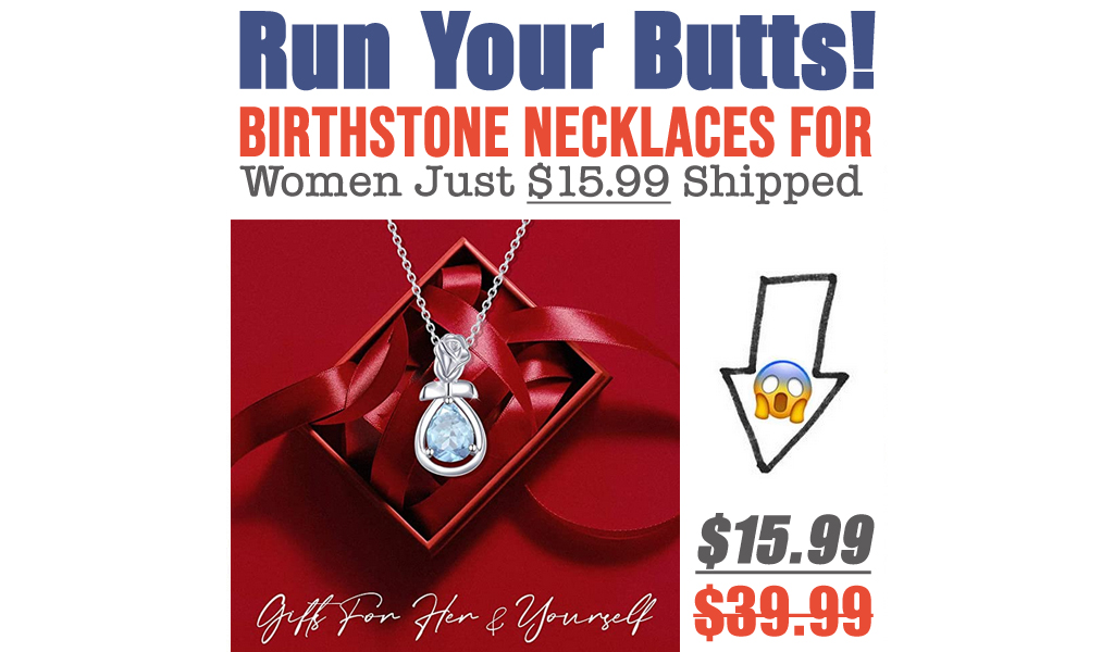 Birthstone Necklaces for Women Just $15.99 Shipped on Amazon (Regularly $39.99)