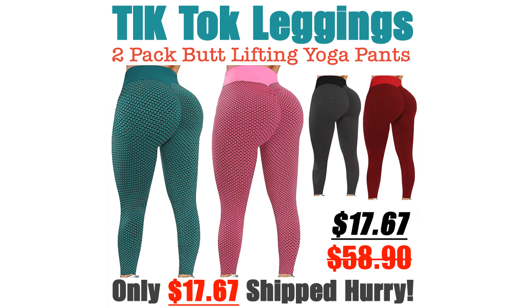 Butt Lifting Leggings Only $17.67 Shipped on Amazon (Regularly $58.90)