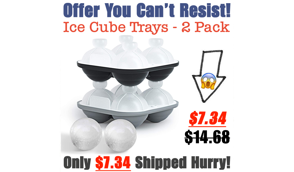 Ice Cube Trays - 2 Pack Only $7.34 Shipped on Amazon (Regularly $14.68)