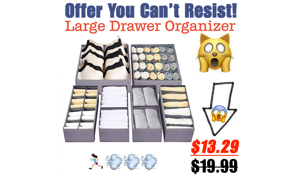 Large Drawer Organizer Only $13.29 Shipped on Amazon (Regularly $19.99)