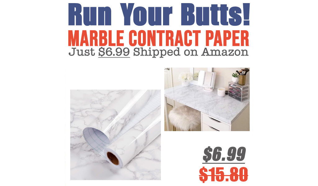 Marble Contract Paper Just $6.99 Shipped on Amazon (Regularly $15.80)
