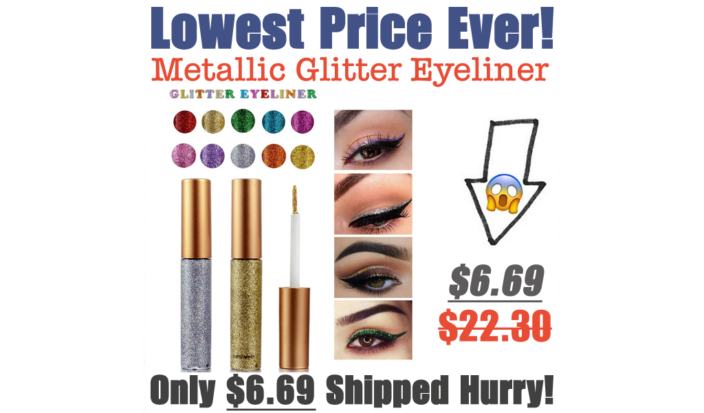 Metallic Glitter Eyeliner Only $6.69 Shipped on Amazon (Regularly $22.30)