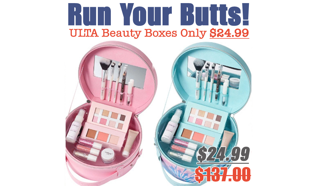 NEW! ULTA Beauty Boxes Only $24.99 ($137 Value) | Over 20 Beauty Items + Zip Case