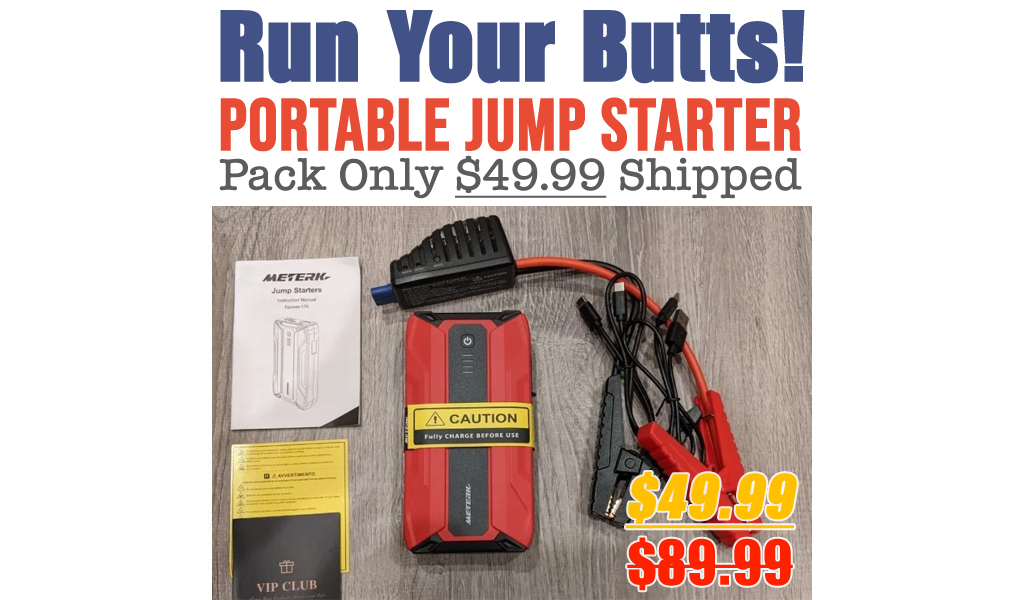 Portable Jump Starter Pack Only $49.99 Shipped on Amazon (Regularly $89.99)
