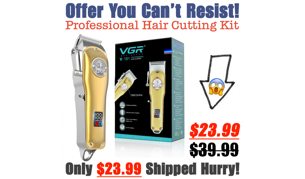 Professional Hair Cutting Kit Only $23.99 Shipped on Amazon (Regularly $39.99)