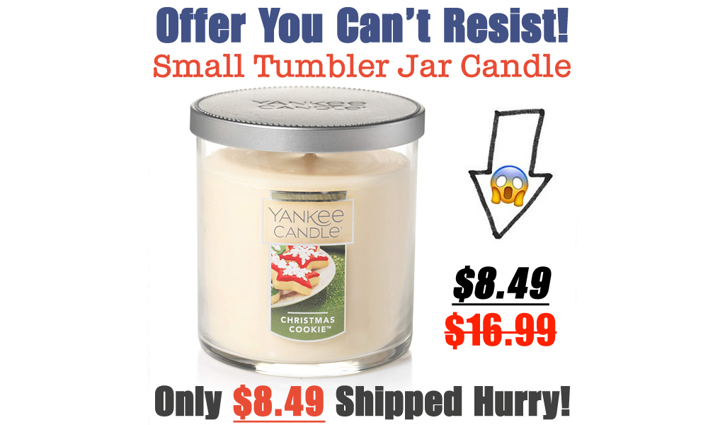 Small Tumbler Jar Candle Only $8.49 Shipped on Amazon (Regularly $16.99)