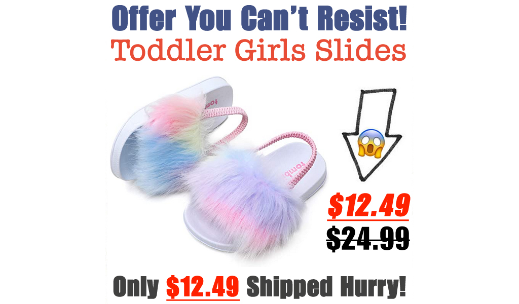 Toddler Girls Slides Only $12.49 Shipped on Amazon (Regularly $24.99)
