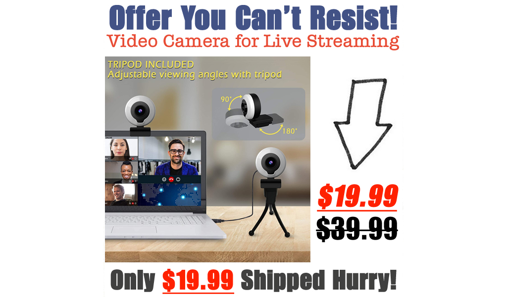 Video Camera for Live Streaming Only $19.99 Shipped on Amazon (Regularly $39.99)