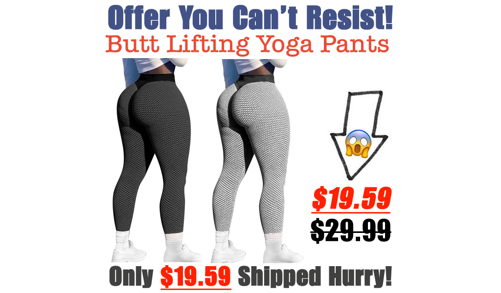 Butt Lifting Yoga Pants Only $19.59 Shipped on Amazon (Regularly $29.99)