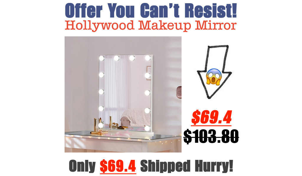 Hollywood Makeup Mirror Only $69.4 Shipped on Amazon (Regularly $103.80)
