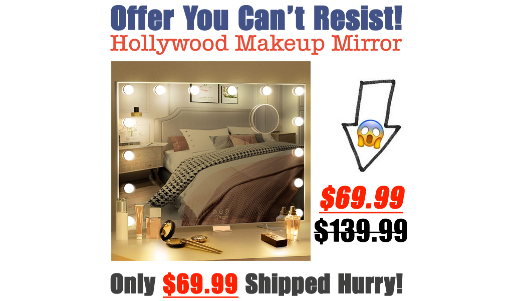 Hollywood Makeup Mirror Only $69.99 Shipped on Amazon (Regularly $139.99)