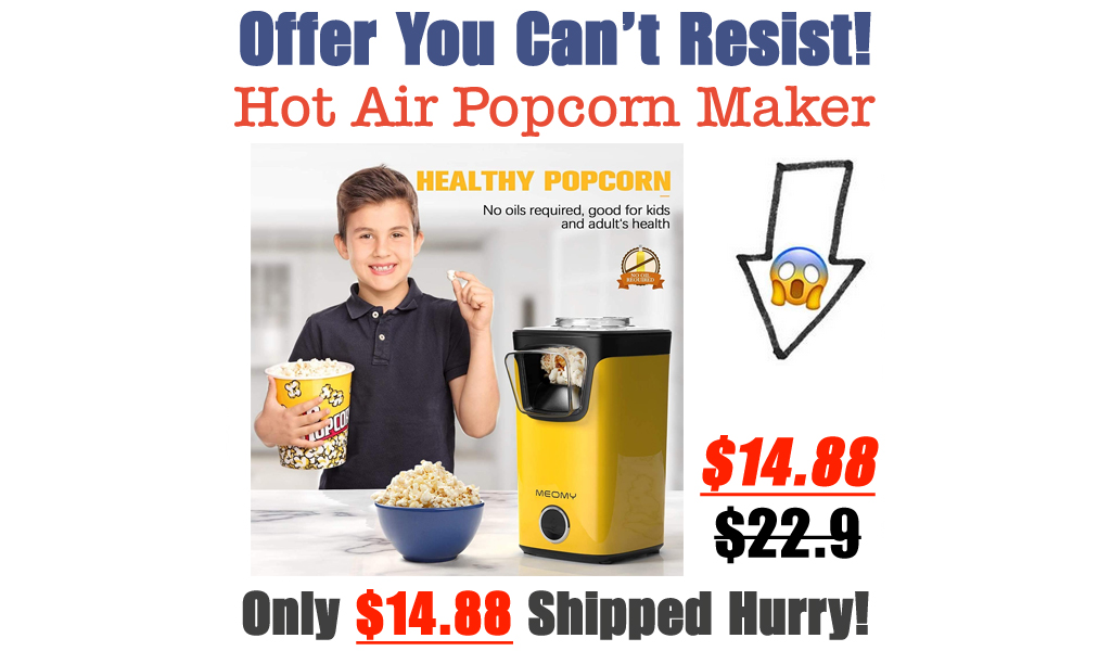 Hot Air Popcorn Maker Only $14.88 Shipped on Amazon (Regularly $22.9)