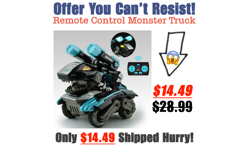 Remote Control Monster Truck Only $14.49 Shipped on Amazon (Regularly $28.99)