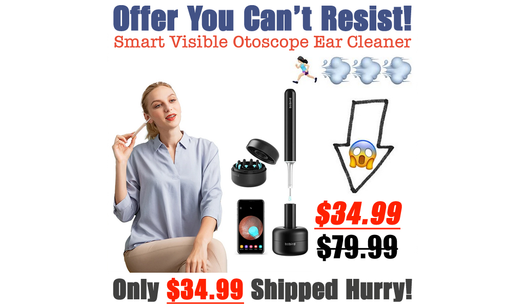 Smart Visible Otoscope Ear Cleaner Only $34.99 (Regularly $79.99)