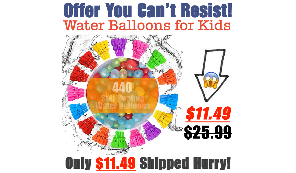 Water Balloons for Kids Only $11.49 Shipped on Amazon (Regularly $25.99)