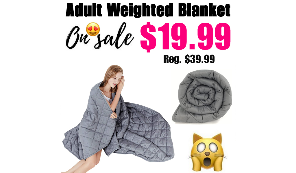 Adult Weighted Blanket Only $19.99 Shipped on Amazon (Regularly $39.99)