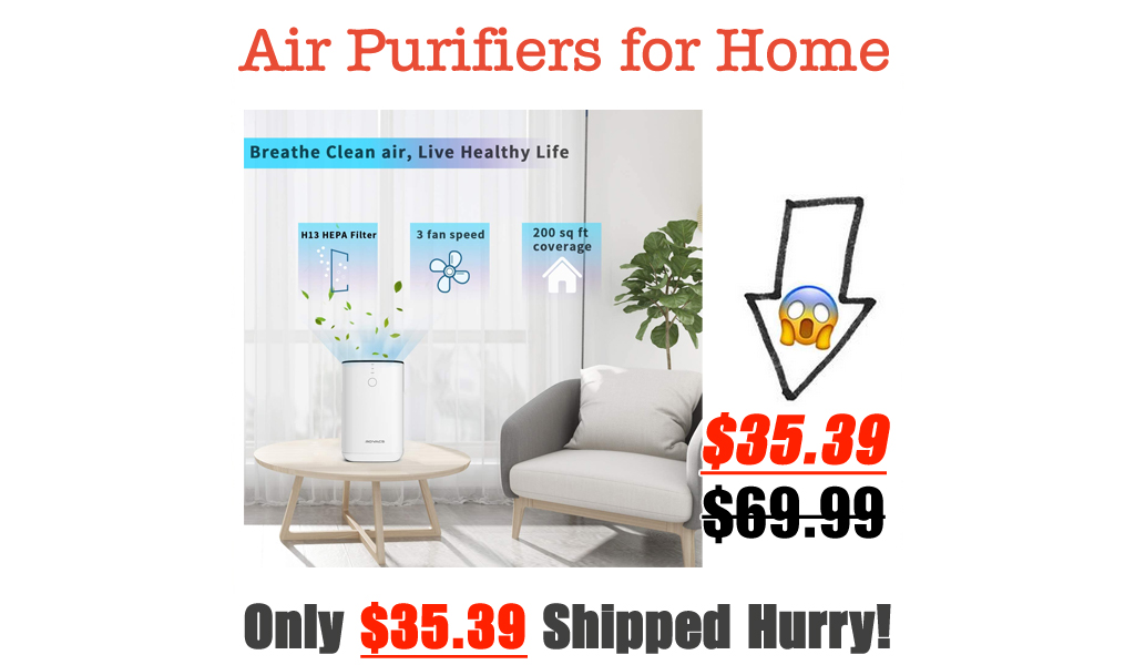 Air Purifiers for Home Only $35.39 Shipped on Amazon (Regularly $69.99)
