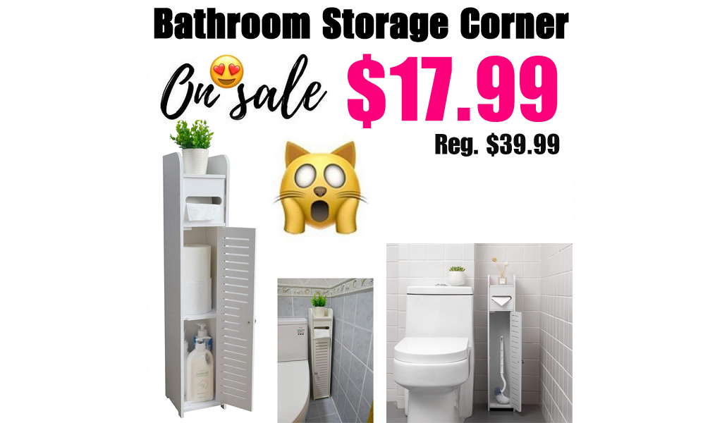 Bathroom Storage Corner Only $17.99 Shipped on Amazon (Regularly $39.99)
