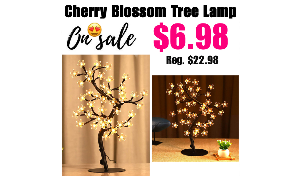 Cherry Blossom Tree Lamp Only $6.98 Shipped on Amazon (Regularly $22.98)