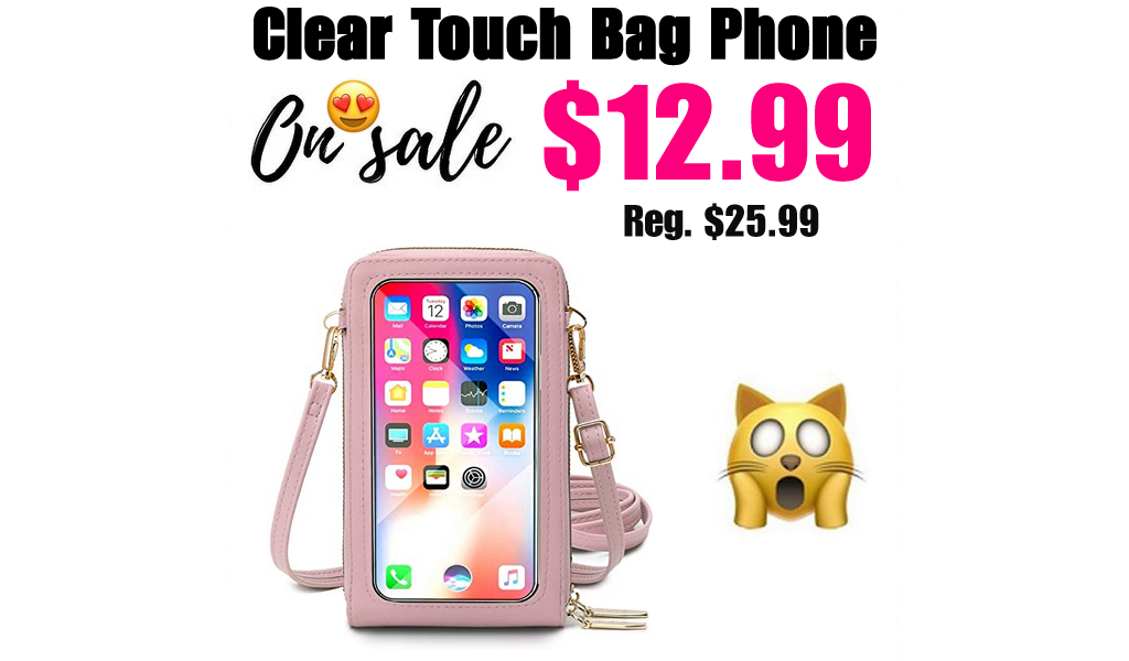 Clear Touch Bag Phone Only $12.99 Shipped on Amazon (Regularly $25.99)