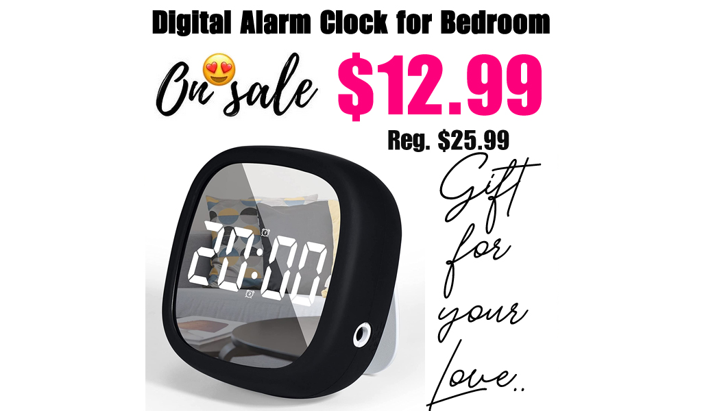 Digital Alarm Clock for Bedroom Only $12.99 Shipped on Amazon (Regularly $25.99)