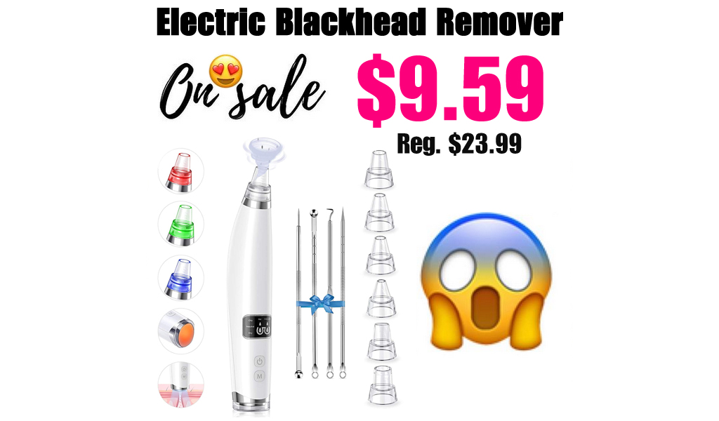 Electric Blackhead Remover Only $9.59 Shipped on Amazon (Regularly $23.99)
