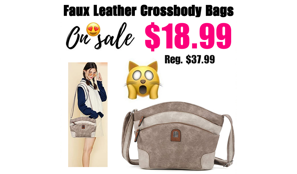 Faux Leather Crossbody Bags Only $18.99 Shipped on Amazon (Regularly $37.99)