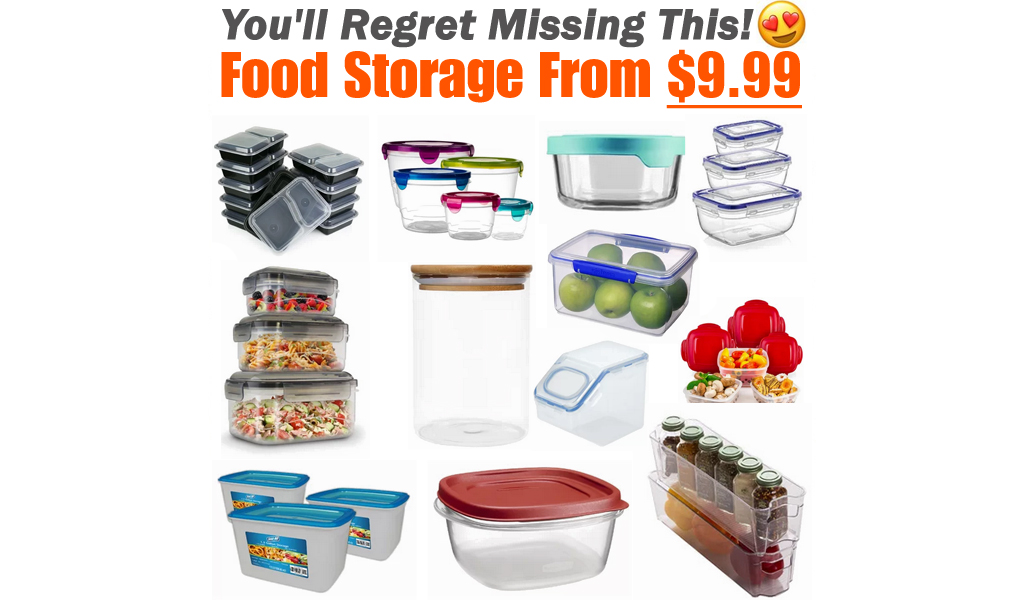 Food Storage From $9.99 @ Wayfair
