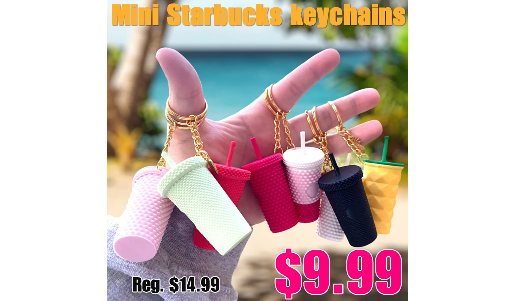 Mini Starbucks keychains Only $9.99 Shipped on Jane.com (Regularly $14.99)