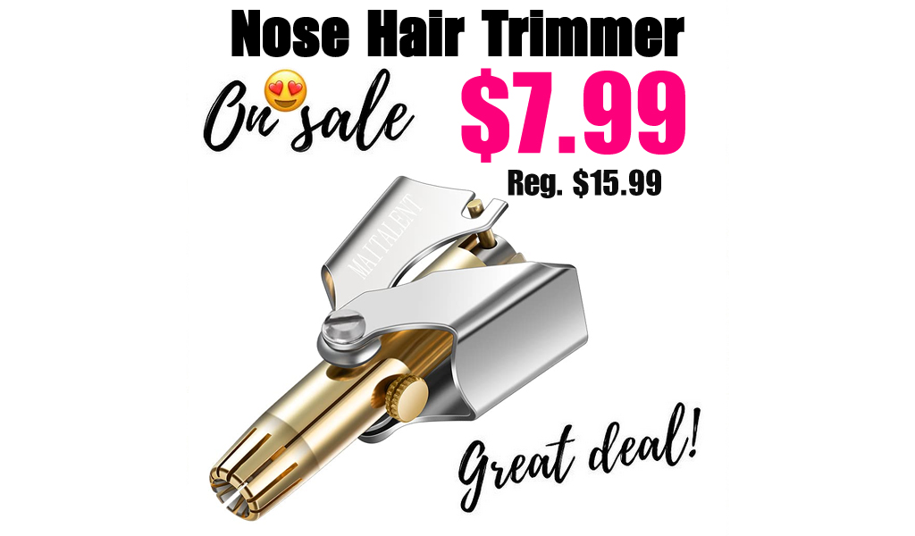 Nose Hair Trimmer Only $7.99 Shipped on Amazon (Regularly $15.99)