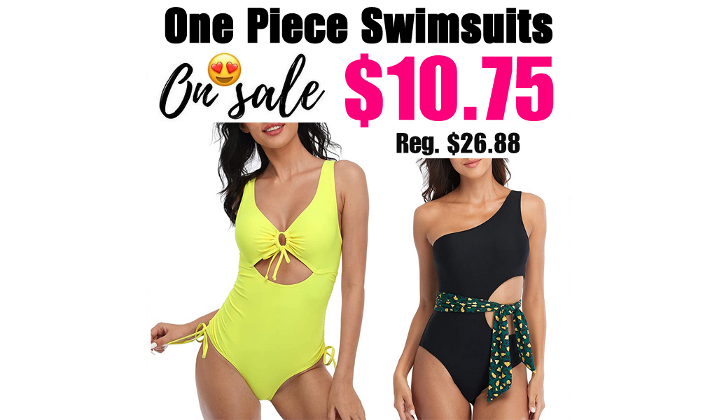 One Piece Swimsuits Only $10.75 Shipped on Amazon (Regularly $26.88)
