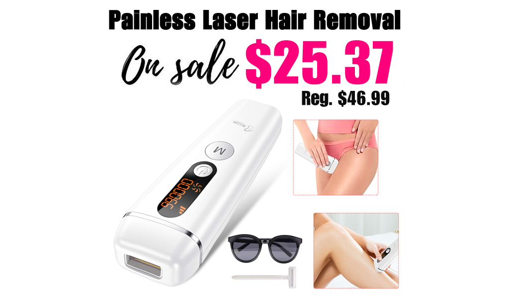 Painless Laser Hair Removal Only $25.37 Shipped on Amazon (Regularly $46.99)