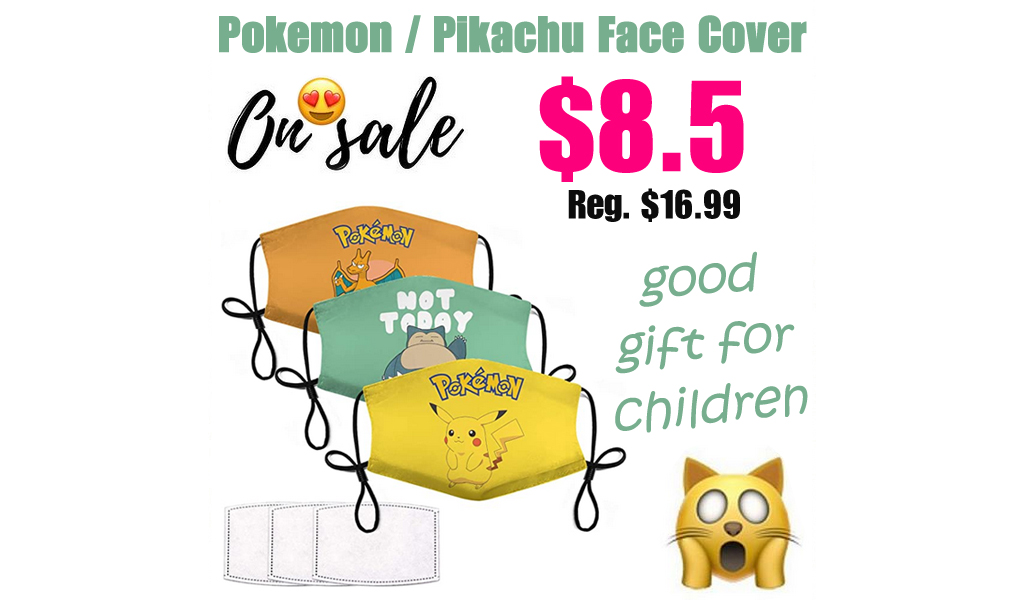 Pokemon / Pikachu Face Cover Only $8.5 Shipped on Amazon (Regularly $16.99)
