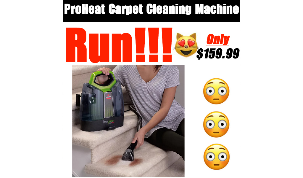 ProHeat Carpet Cleaning Machine Only $159.99 on Kohl’s.com