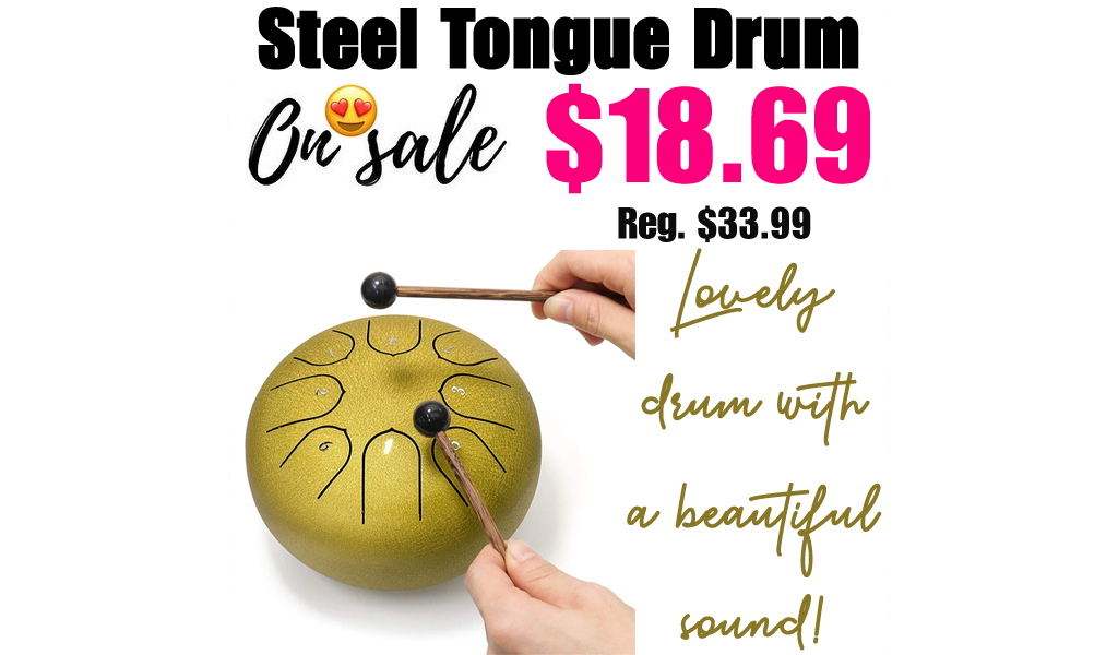 Steel Tongue Drum Only $18.69 Shipped on Amazon (Regularly $33.99)