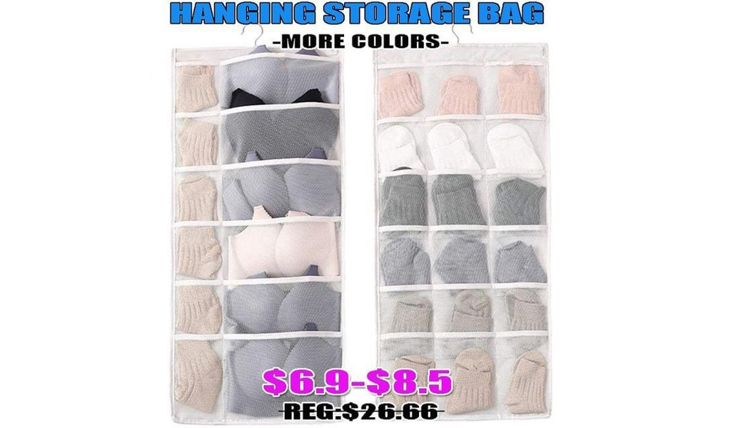 Thick Oxford Cloth Hanging Storage Bag +Free shipping!