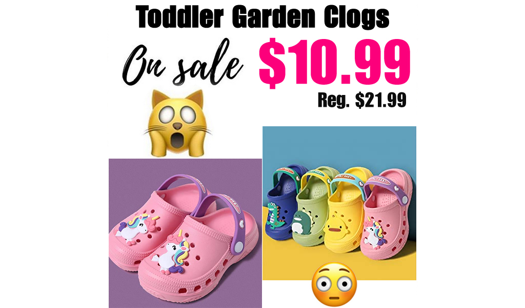 Toddler Garden Clogs Only $10.99 Shipped on Amazon (Regularly $21.99)