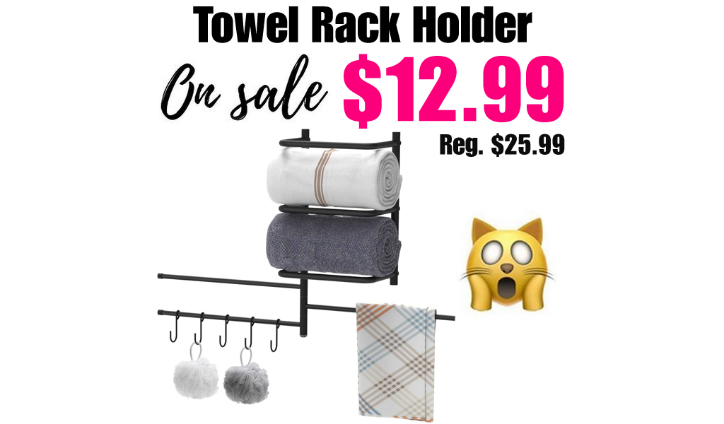 Towel Rack Holder Only $12.99 Shipped on Amazon (Regularly $25.99)